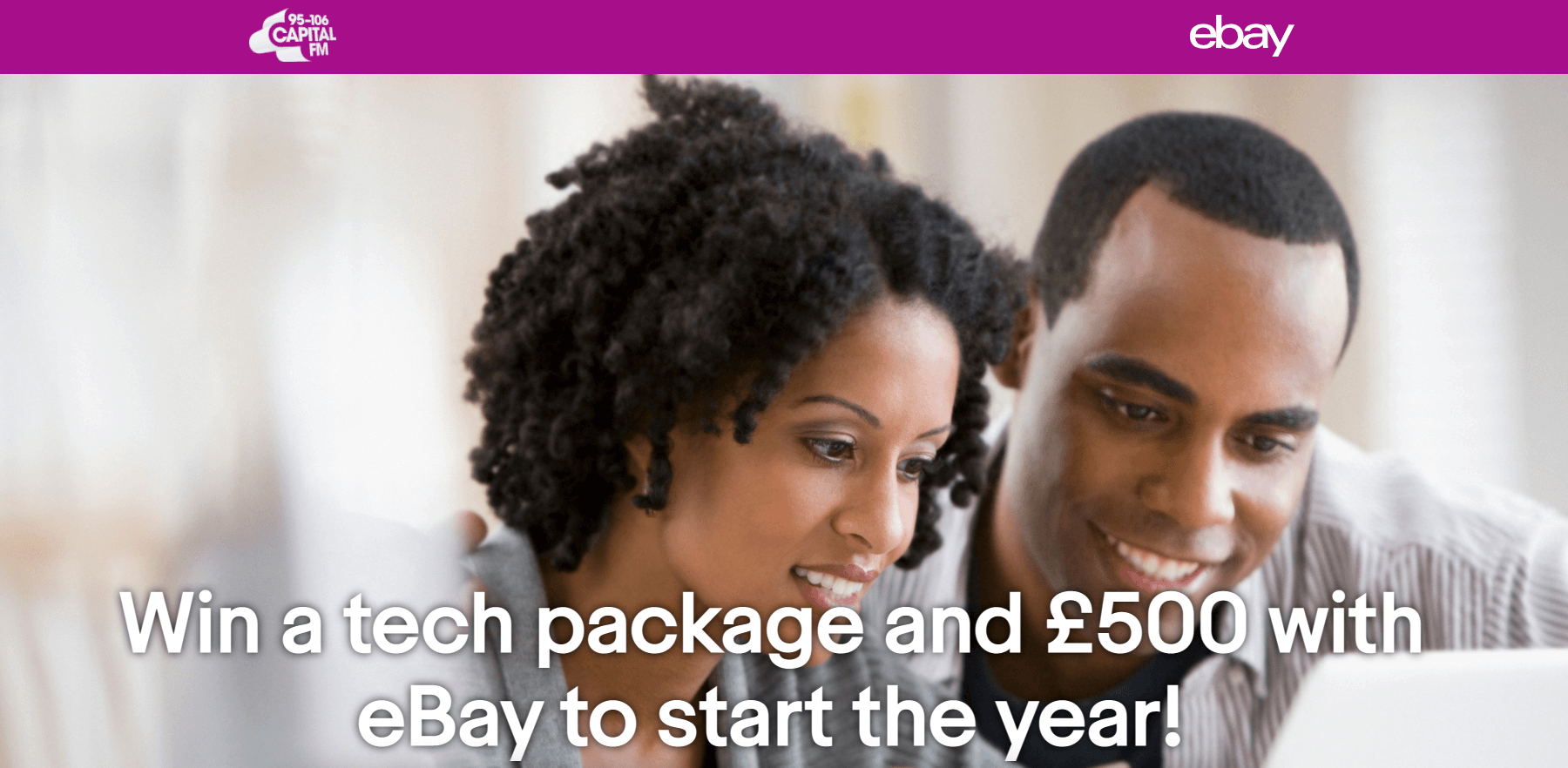 Win an iPhone XR, laptop and £500 with eBay from Capital FM