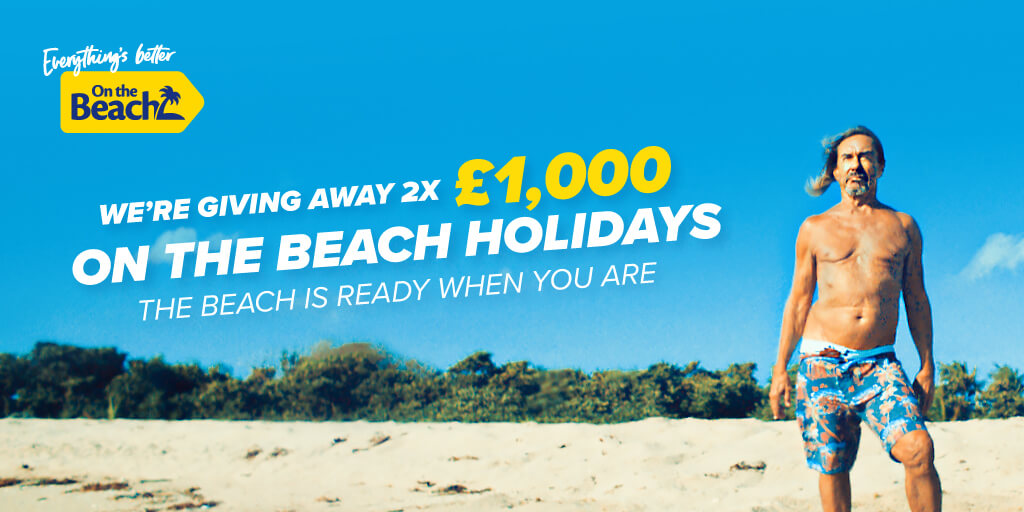 Win £1,000 of holiday vouchers from On The Beach