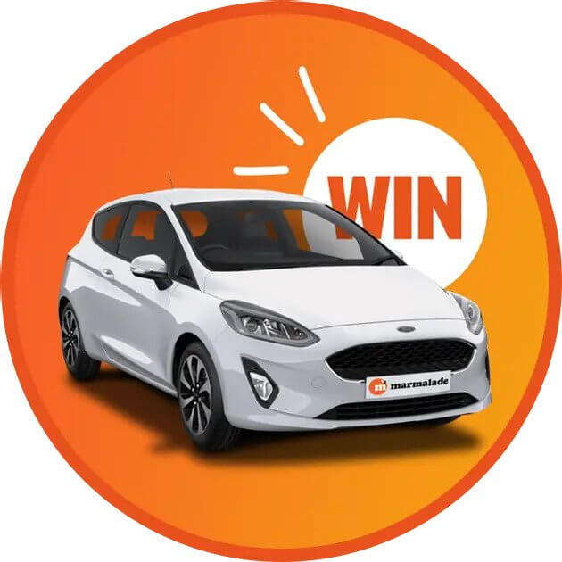 Win a 2021 Ford Fiesta from Marmalade