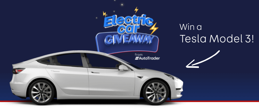 Win a Tesla Model 3 car from Auto Trader