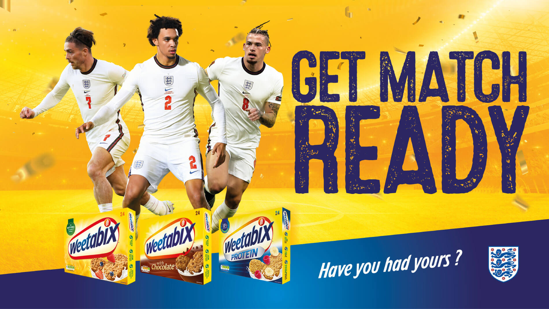 Weetabix is organising this World Cup competition and is giving away the chance to win £1,000 cash to a lucky winner!