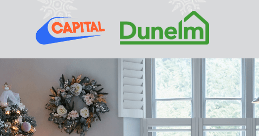 Win £2,000 cash and a Dunelm Winter Bundle from Capital FM