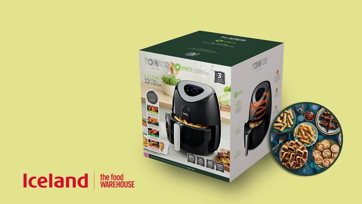 Win an Air Fryer with Iceland and The Food Warehouse