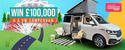 Win £100,000 cash & A VW Campervan from ITV