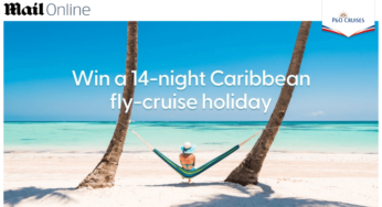 Win a 14-night Caribbean fly-cruise holiday from Daily Mail Online