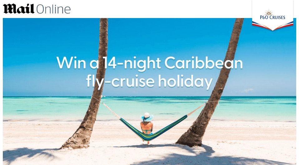 Win a 14-night Caribbean fly-cruise holiday from Mail Online