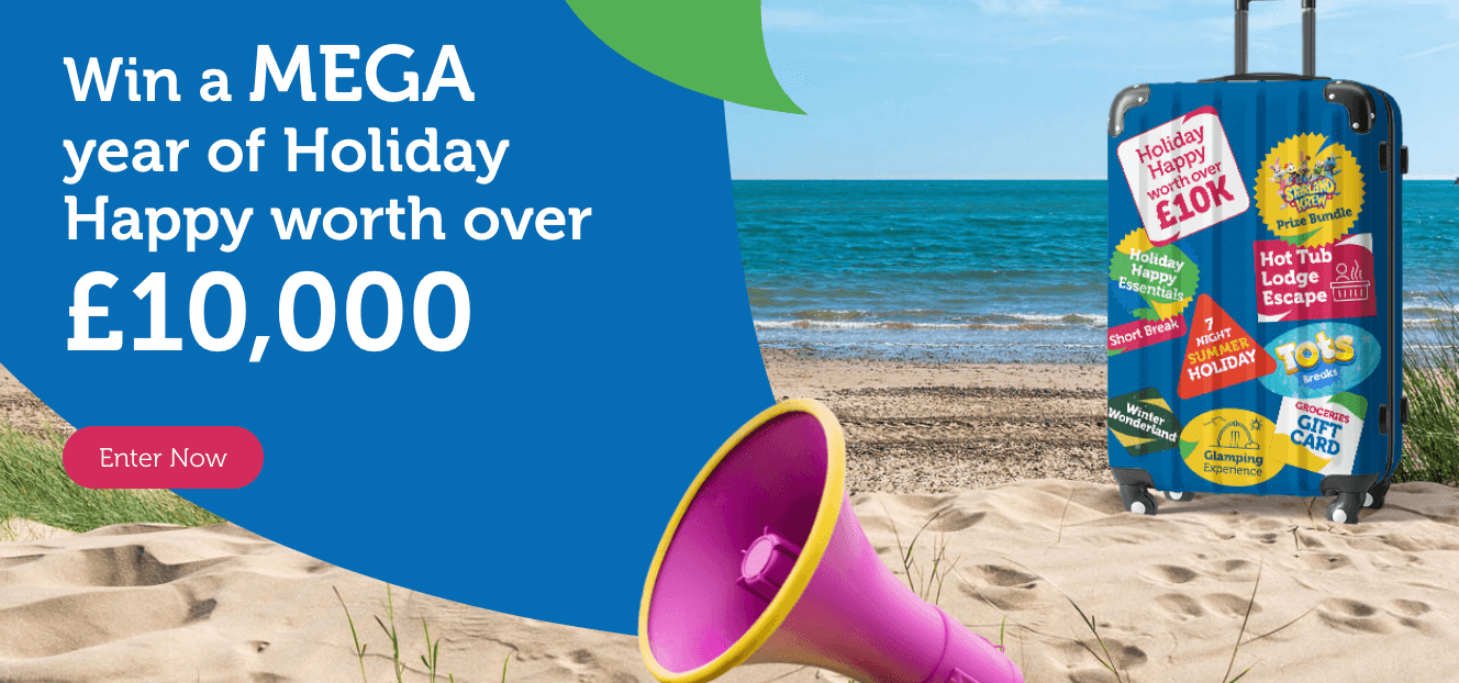 Win a mega year of holiday happy with Parkdean Resorts