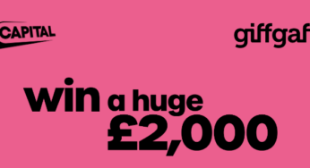 Win £2,000 cash with giffgaff and Capital FM