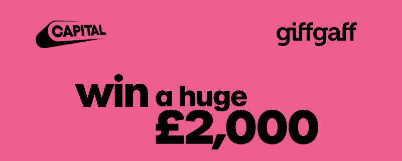 Win £2,000 cash with giffgaff and Capital FM