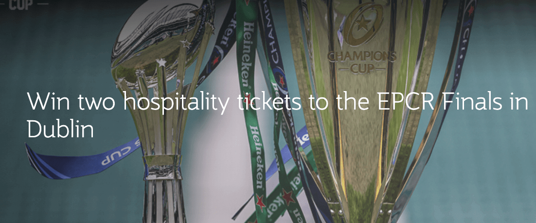 Win Heineken Champions Cup and EPCR Challenge Cup final tickets with Qatar Airways