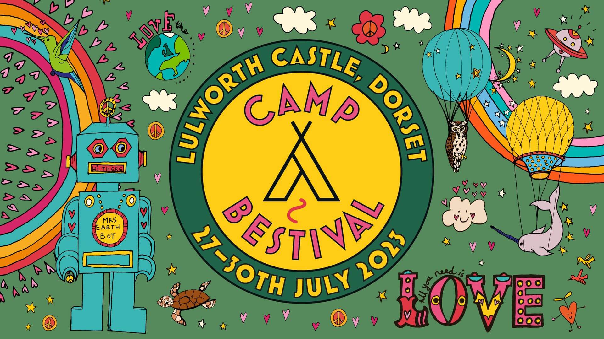 Win a family ticket to Camp Bestival with Visit Dorset