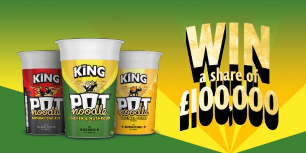 Win a share of £100k with Pot Noodle