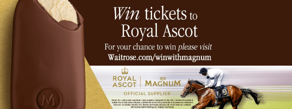 Win tickets to Royal Ascot with Waitrose and Magnum