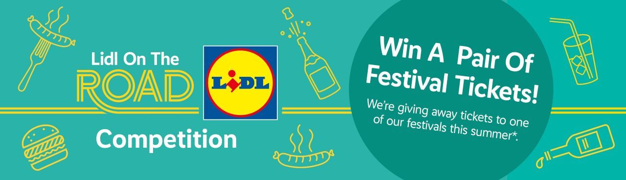 Lidl on the Road Competition: Win a pair of Festival Tickets