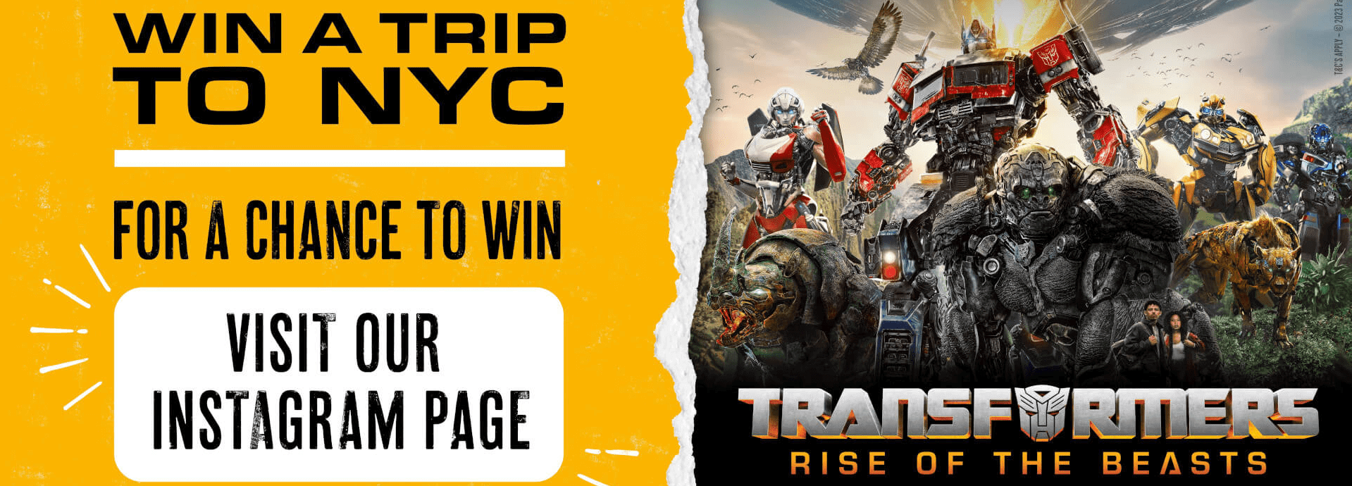 Rollover x Transformers Competition: Win a trip to New York City