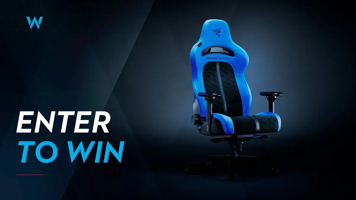 Win a Williams Esports Razer gaming chair with Williams Racing