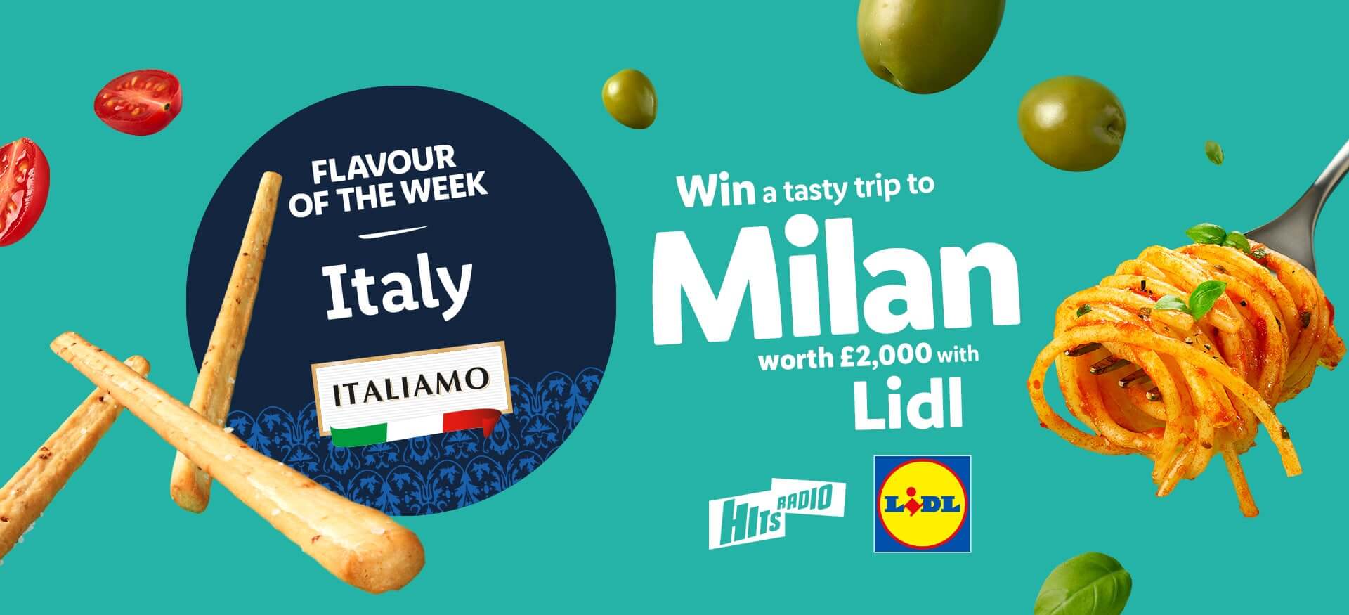 Win a tasty trip to Milan with Lidl and Hits Radio