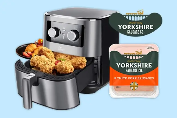 Win an Air fryer and sausages with The Sun