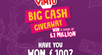 Vimto Big Cash Giveaway: Win a share of £1 Million cash