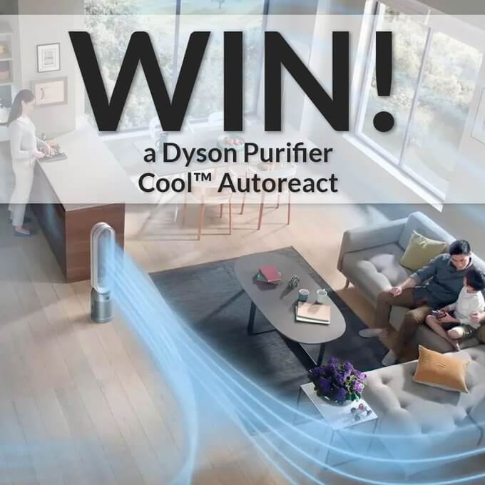 Win a Dyson Purifier Cool Autoreact with Gerald Giles