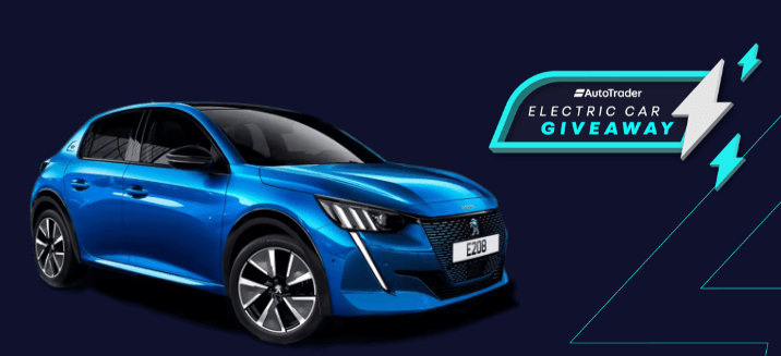 Win a Peugeot e-208 electric car with Autotrader