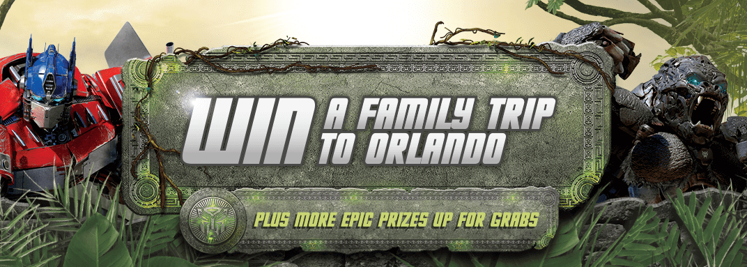 Win a family trip to Orlando with Transformers: Rise of the Beasts