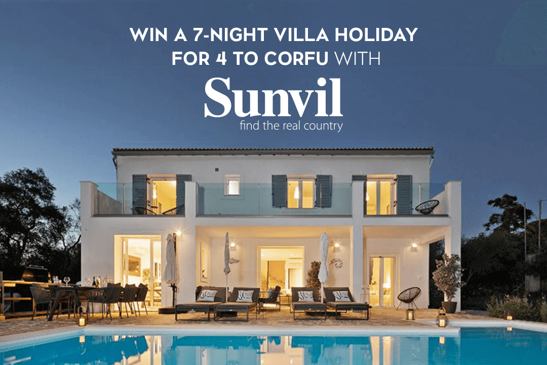 Win a villa holiday in Corfu with The Real Greek