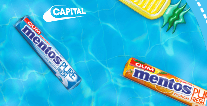 Win £1,000 cash with Capital FM and Mentos