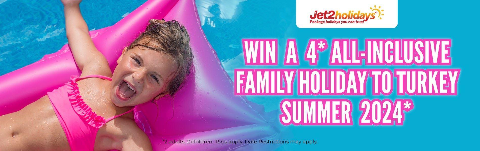 Win an all-inclusive family holiday to Turkey with Barrhead Travel