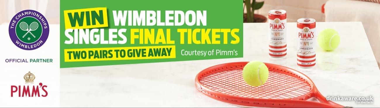 Win free tickets to Wimbledon Finals with Pimm's and Daily Mail