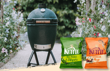 Win a Large Big Green Egg Barbecue with Kettle and Waitrose