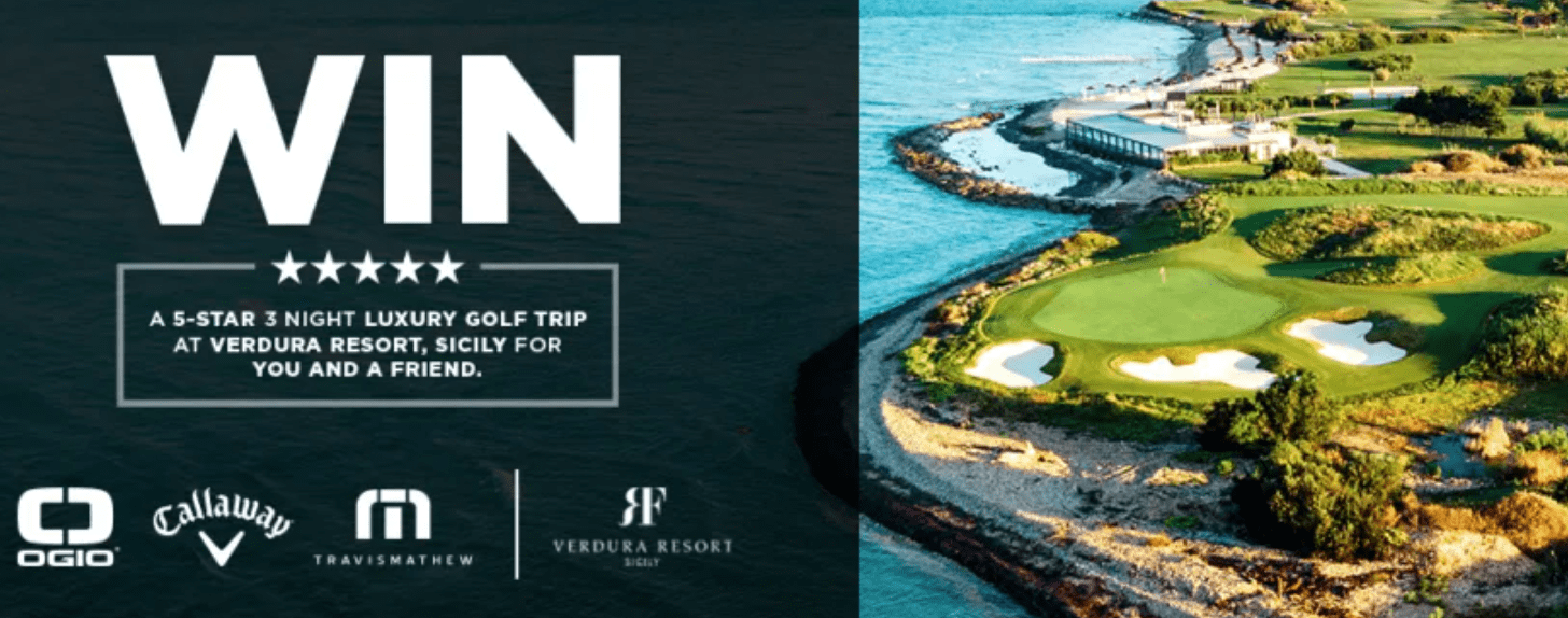 Win a golf trip to Sicily with Travis Mathew