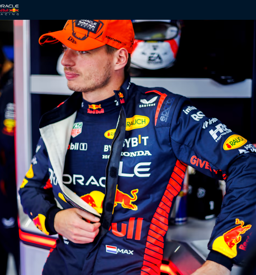 Win a signed and framed Max Verstappen race suit with Redbull Racing