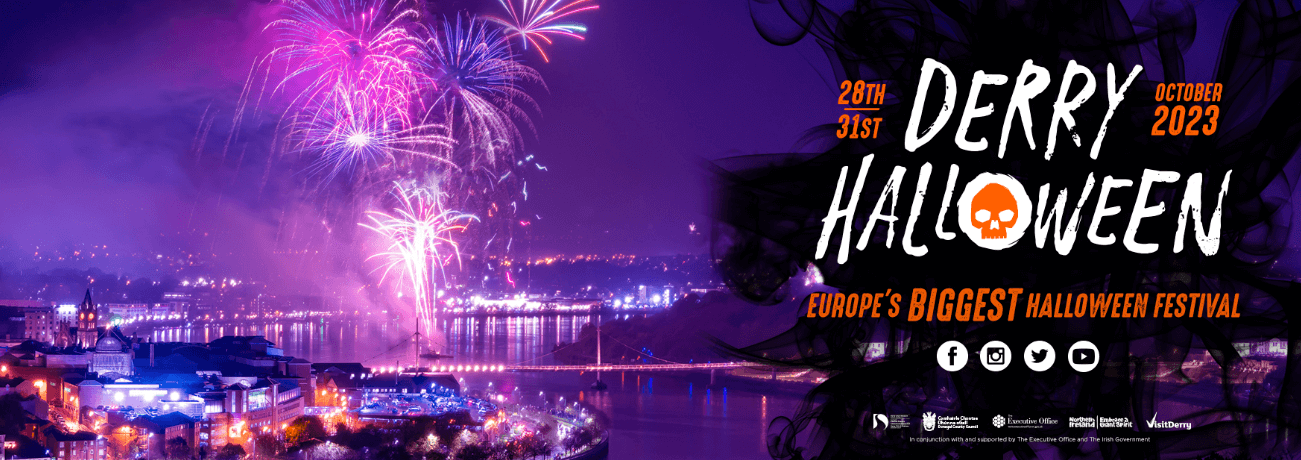 Win a trip for two to the 2023 Derry Halloween Festival