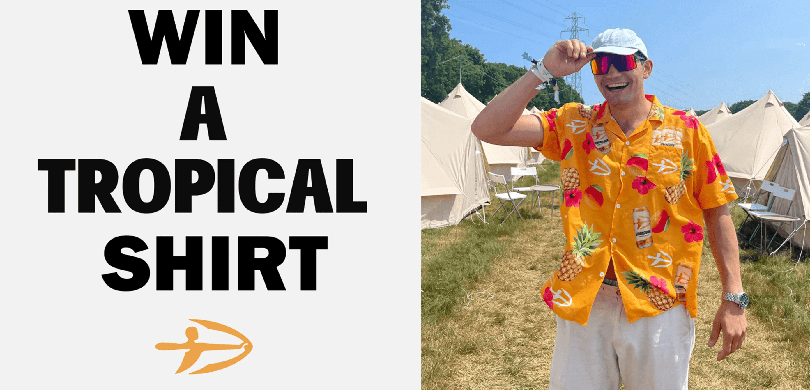 Win a tropical Hawaiian shirt with Strongbow