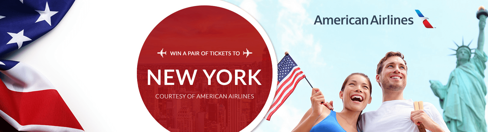 Win free American Airlines tickets to New York with Brightsun Travel