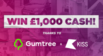 Win £1,000 cash with Gumtree & KISS