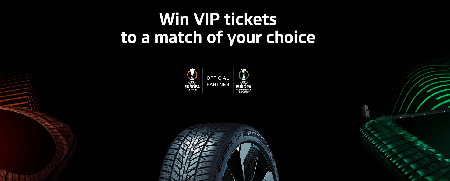 Win UEFA VIP tickets to a match of your choice with Hankook