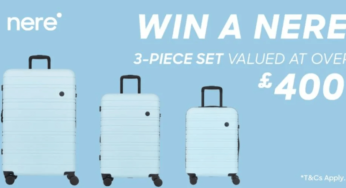 Win a 3 piece luggage set with Nere