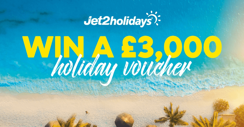 Win a £3,000 Jet2holidays holiday voucher with Stewart Travel