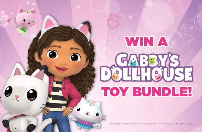 Win a Gabby’s Dollhouse Pawtastic product bundle with Argos