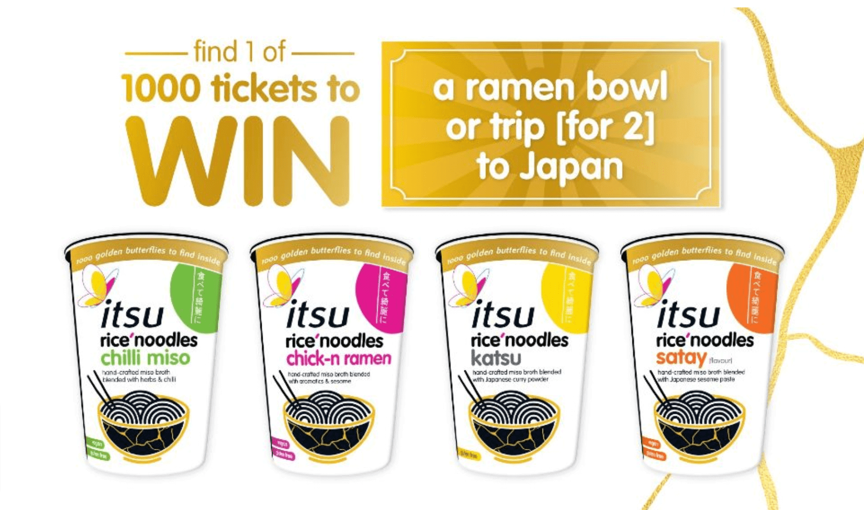 Win a trip to Japan or a ramen bowl with Itsu