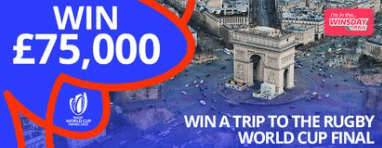 Win a trip to the Rugby World Cup Final plus £75,000 cash with ITV