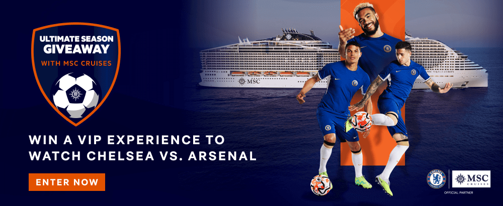 Win tickets to Chelsea vs. Arsenal with MSC Cruises