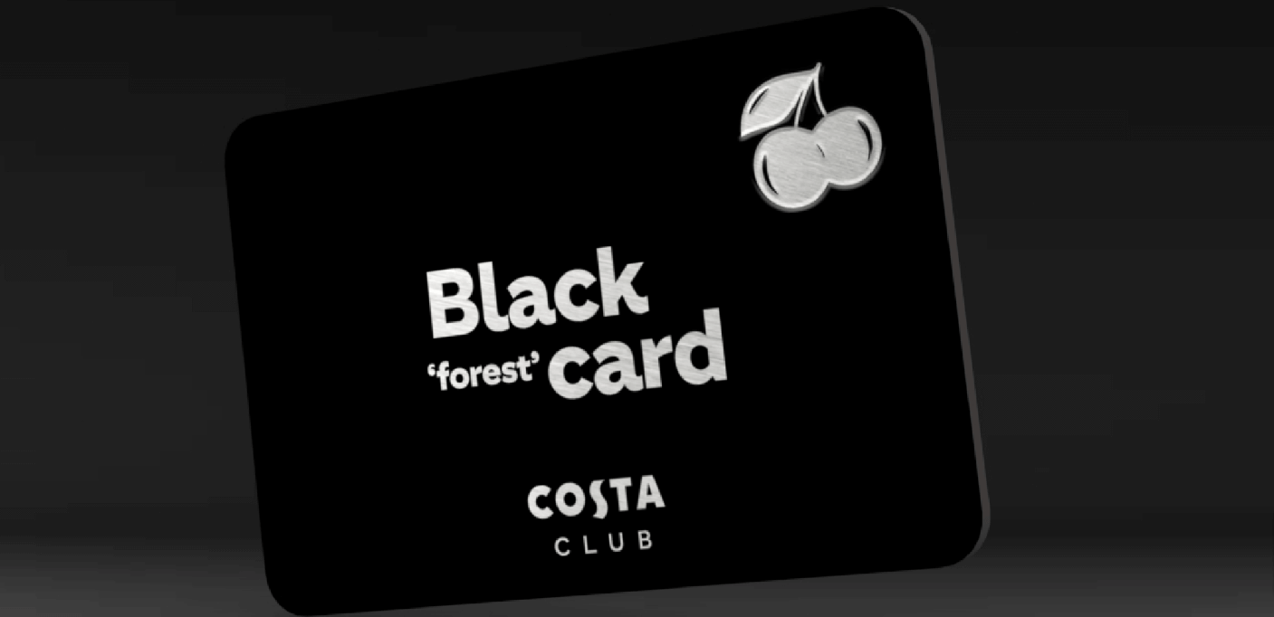 Win With Costa: Win A Costa Coffee digital Black ‘Forest’ Card