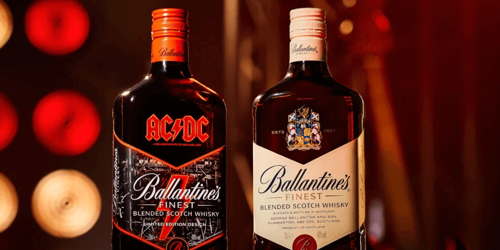 Win a limited edition AC/DC Ballantines bottle and 2 Tumbler Glasses