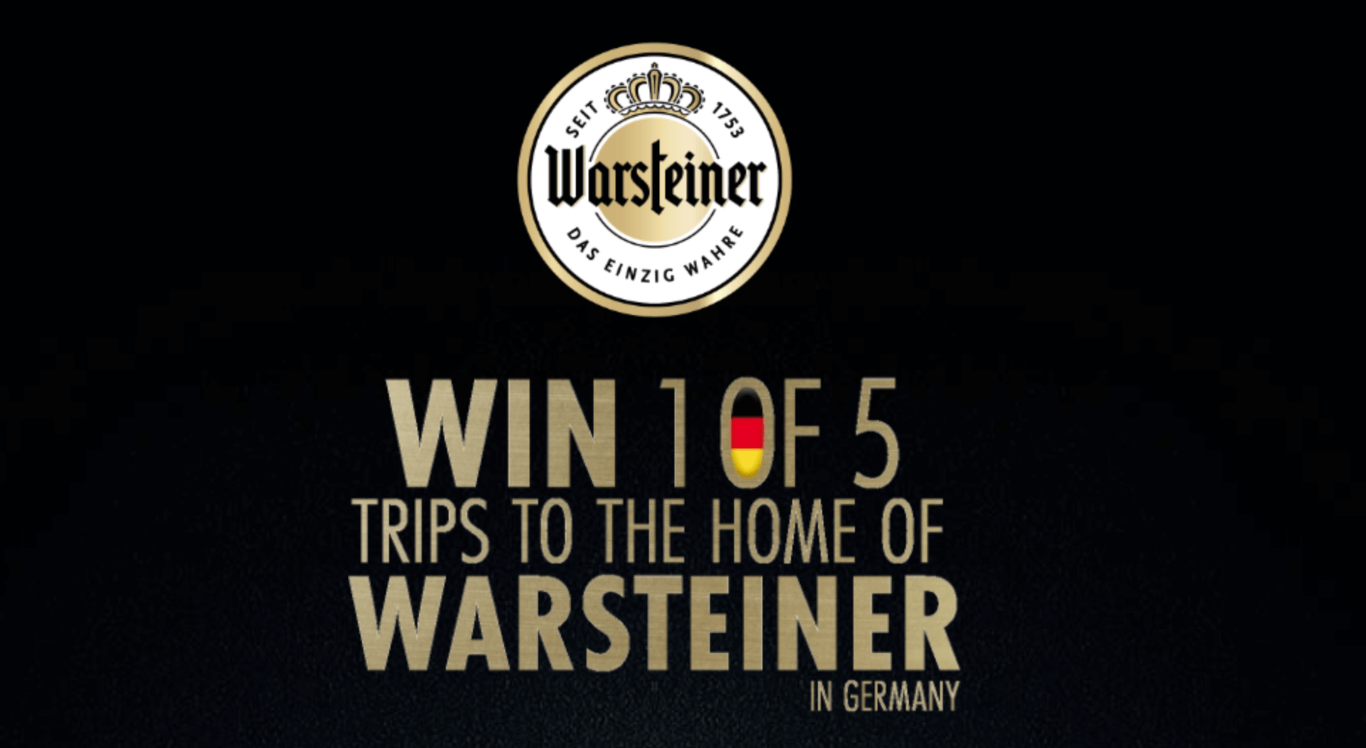 Win a trip to Germany with Warsteiner