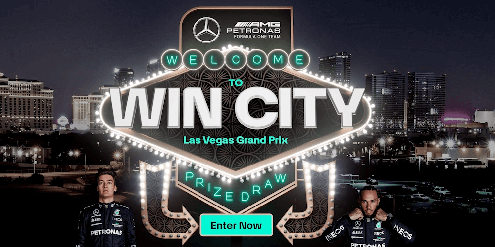 Win a trip to the 2023 Las Vegas F1 Grand Prix with Mercedes AMG