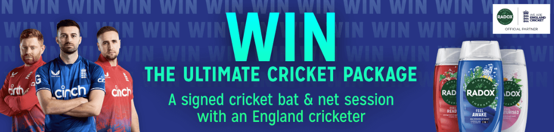 Win the ultimate Cricket Package with Radox