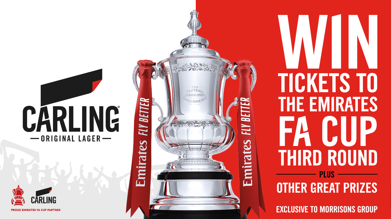 Win tickets to the Emirates FA Cup with Carling
